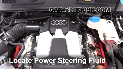 2011 Audi A6 Quattro 3.0L V6 Supercharged Power Steering Fluid
