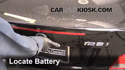 Battery Replacement: 2011 BMW 128i 3.0L 6 Cyl. Coupe