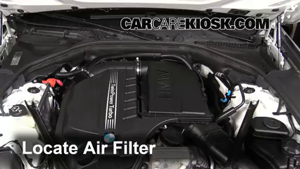 2011 BMW 535i 3.0L 6 Cyl. Turbo Air Filter (Engine) Replace