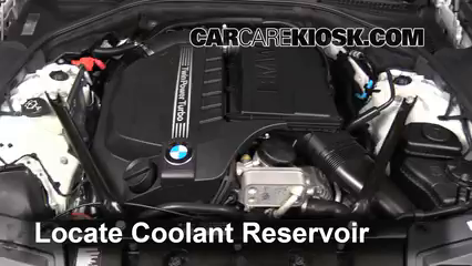 2011 BMW 535i 3.0L 6 Cyl. Turbo Refrigerante (anticongelante) Controlar nivel de líquido