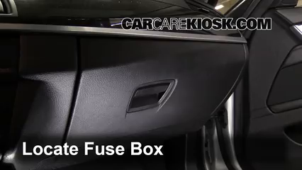 Interior Fuse Box Location: 2011 BMW 535i 3.0L 6 Cyl. Turbo