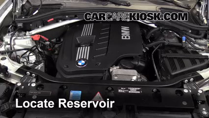 2011 BMW X3 xDrive28i 3.0L 6 Cyl. Líquido limpiaparabrisas Agregar líquido