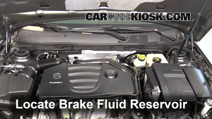2011 Buick Regal CXL 2.0L 4 Cyl. Turbo FlexFuel Brake Fluid Check Fluid Level