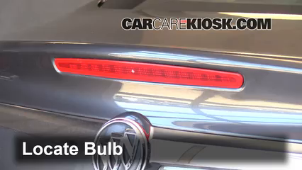 2011 Buick Regal CXL 2.0L 4 Cyl. Turbo FlexFuel Luces Luz de freno central (reemplazar foco)