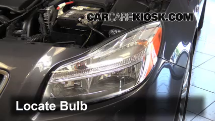 2011 Buick Regal CXL 2.0L 4 Cyl. Turbo FlexFuel Lights Highbeam (replace bulb)