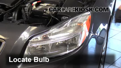 2011 Buick Regal CXL 2.0L 4 Cyl. Turbo FlexFuel Luces Luz de giro delantera (reemplazar foco)