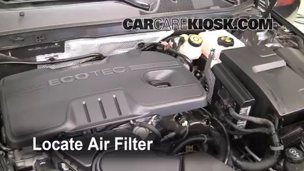 2011 Buick Regal CXL 2.4L 4 Cyl. Filtro de aire (motor) Cambio