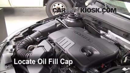 2011 Buick Regal CXL 2.4L 4 Cyl. Aceite Agregar aceite