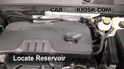 2011 Buick Regal CXL 2.4L 4 Cyl. Líquido limpiaparabrisas Controlar nivel de líquido