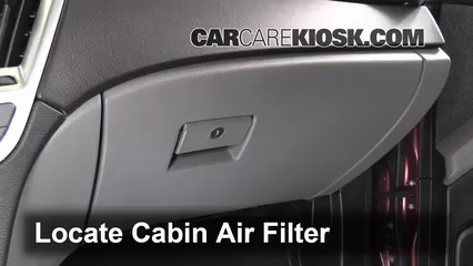 2011 Cadillac SRX 3.0L V6 Filtro de aire (interior)