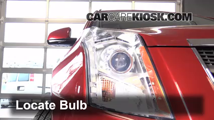 2011 Cadillac SRX 3.0L V6 Lights Highbeam (replace bulb)