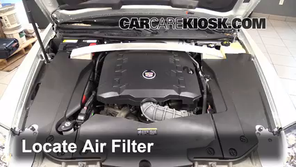 2011 Cadillac STS 3.6L V6 Filtre à air (moteur) Changement