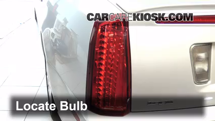 2011 Cadillac STS 3.6L V6 Lights Tail Light (replace bulb)
