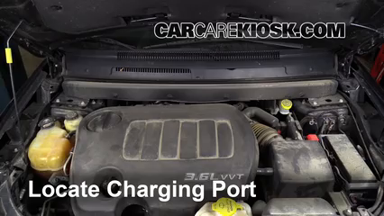 2011 Dodge Journey Mainstreet 3.6L V6 FlexFuel Climatisation Ajouter du réfrigérant