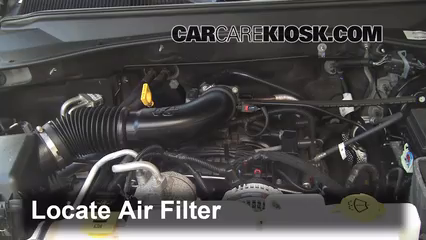 2011 Dodge Nitro Heat 3.7L V6 Air Filter (Engine) Check