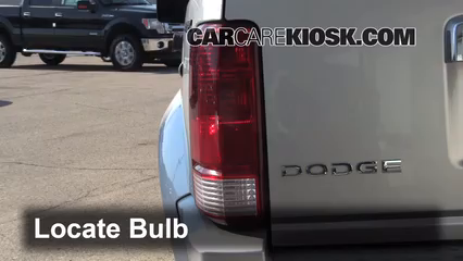 2011 Dodge Nitro Heat 3.7L V6 Lights Tail Light (replace bulb)