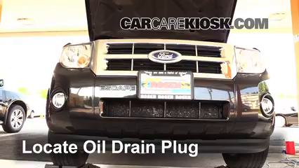 2011 Ford Escape XLT 3.0L V6 FlexFuel Huile Changer l'huile et le filtre à huile