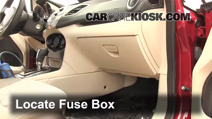 Interior Fuse Box Location: 2011-2019 Ford Fiesta - 2011 Ford Fiesta SE