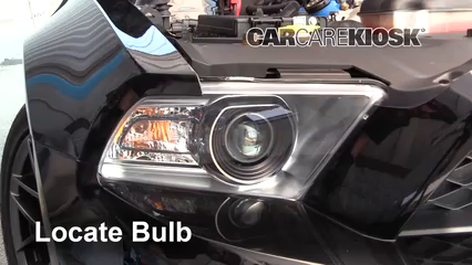 2011 Ford Mustang Shelby GT500 5.4L V8 Supercharged Coupe Éclairage Feux de route (remplacer l'ampoule)