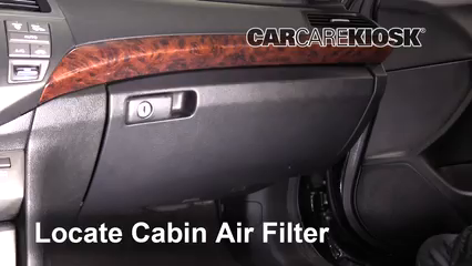 2011 Honda Accord Crosstour EX-L 3.5L V6 Air Filter (Cabin)
