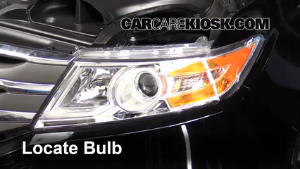 2011 Honda Odyssey EX-L 3.5L V6 Lights Highbeam (replace bulb)