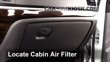 2011 Hyundai Santa Fe GLS 2.4L 4 Cyl. Filtre à air (intérieur)