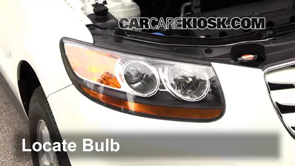 2011 Hyundai Santa Fe GLS 2.4L 4 Cyl. Lights Highbeam (replace bulb)