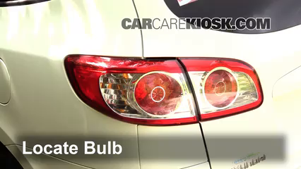2011 Hyundai Santa Fe GLS 2.4L 4 Cyl. Lights Turn Signal - Rear (replace bulb)