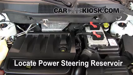 2011 Jeep Compass 2.4L 4 Cyl. Power Steering Fluid Check Fluid Level