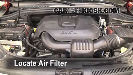 2011 Jeep Grand Cherokee Laredo 3.6L V6 Air Filter (Engine) Replace