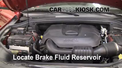 2011 Jeep Grand Cherokee Laredo 3.6L V6 Brake Fluid Check Fluid Level