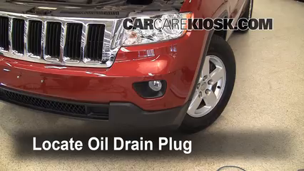 2011 Jeep Grand Cherokee Laredo 3.6L V6 Oil Change Oil and Oil Filter