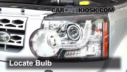 2011 Land Rover LR4 HSE 5.0L V8 Lights Highbeam (replace bulb)
