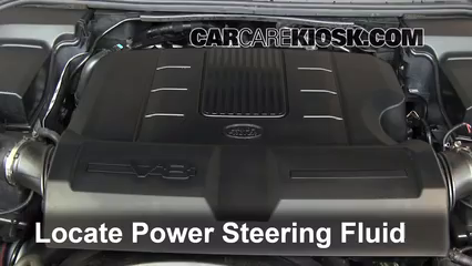 2011 Land Rover LR4 HSE 5.0L V8 Power Steering Fluid Add Fluid