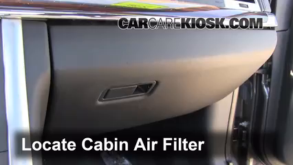 2011 Lincoln MKS 3.7L V6 Filtre à air (intérieur)
