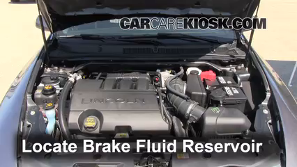 2011 Lincoln MKS 3.7L V6 Brake Fluid Check Fluid Level