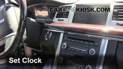 2011 Lincoln MKS 3.7L V6 Clock Set Clock