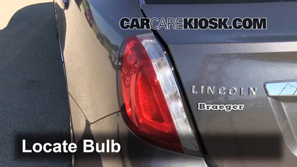 2011 Lincoln MKS 3.7L V6 Lights Tail Light (replace bulb)