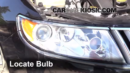 2011 Lincoln MKZ 3.5L V6 Lights Headlight (replace bulb)