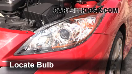 2011 Mazda 3 Mazdaspeed 2.3L 4 Cyl. Turbo Lights Daytime Running Light (replace bulb)