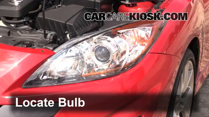 2011 Mazda 3 Mazdaspeed 2.3L 4 Cyl. Turbo Lights Headlight (replace bulb)