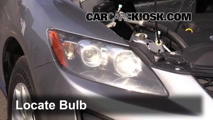 2011 Mazda CX-7 Sport 2.5L 4 Cyl. Éclairage Feux de route (remplacer l'ampoule)