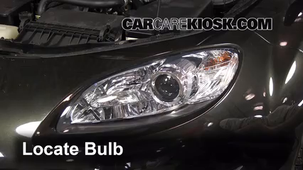 2011 Mazda MX-5 Miata Grand Touring 2.0L 4 Cyl. Lights Highbeam (replace bulb)