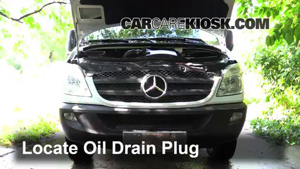 2011 Mercedes-Benz Sprinter 2500 3.0L V6 Turbo Diesel Standard Passenger Van Oil Change Oil and Oil Filter