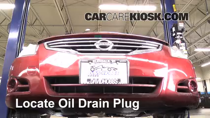 2011 Nissan Altima SR 3.5L V6 Sedan Oil Change Oil and Oil Filter