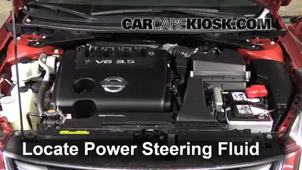 2011 Nissan Altima SR 3.5L V6 Sedan Power Steering Fluid