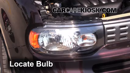 2011 Nissan Cube S 1.8L 4 Cyl. Luces Luz de estacionamiento (reemplazar foco)