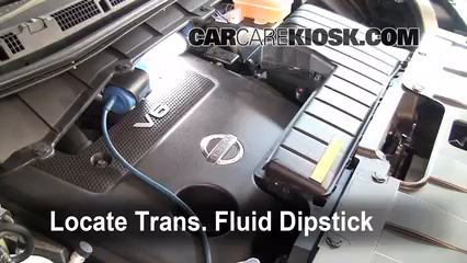 2011 Nissan Quest SL 3.5L V6 Transmission Fluid Check Fluid Level