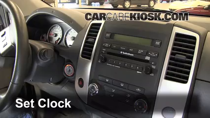 2011 Nissan Xterra S 4.0L V6 Clock