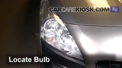 2011 Peugeot 3008 HDi Sport 1.6L 4 Cyl. Turbo Diesel Lights Headlight (replace bulb)